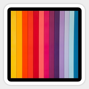 rectangle colors Sticker